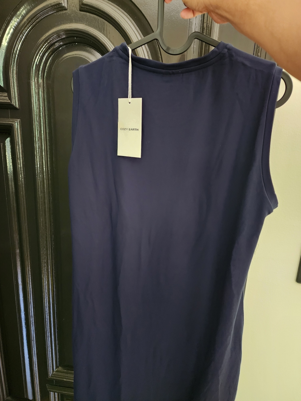 Women's Navy Sleeveless Dress